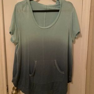 Short sleeve lightweight hoodie